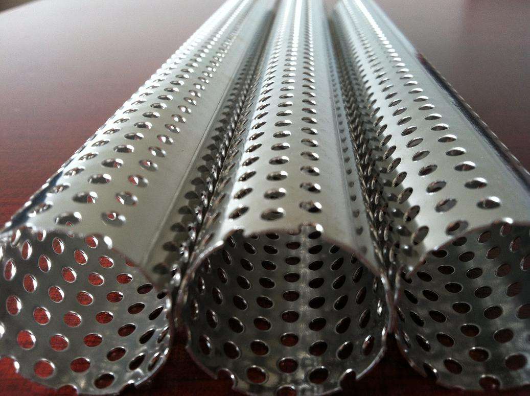 Provetta per filtro in metallo perforato